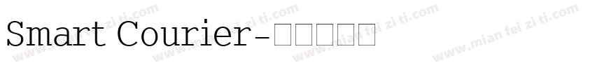 Smart Courier字体转换